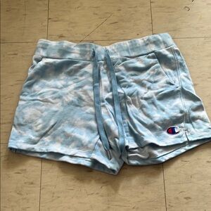 Champions sky blue shorts